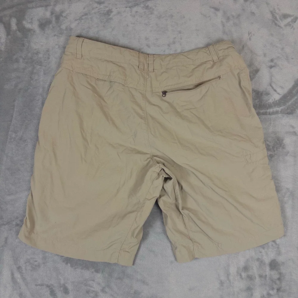 The North Face Shorts Mens 34 Tan Khaki Hiking Outdoor Nylon Cargo Casual